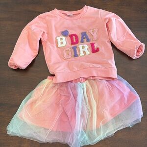 3-4T bday girl outfit. Worn twice